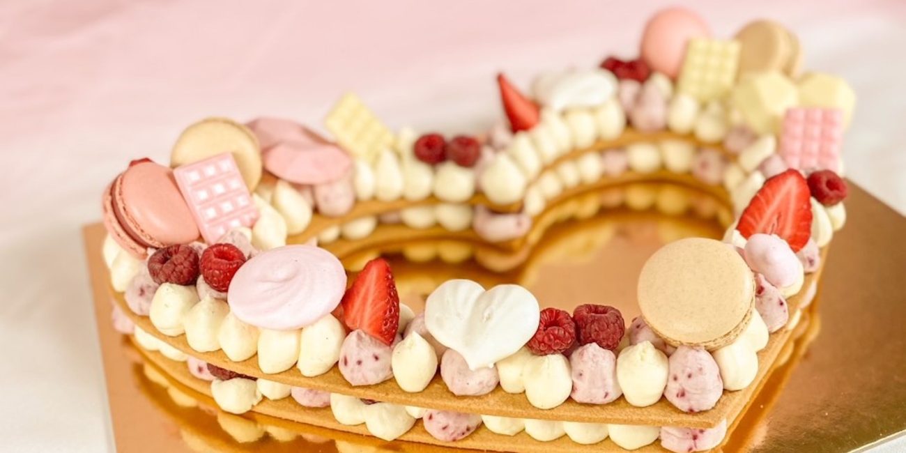 Cream tart Cuore Lamponi