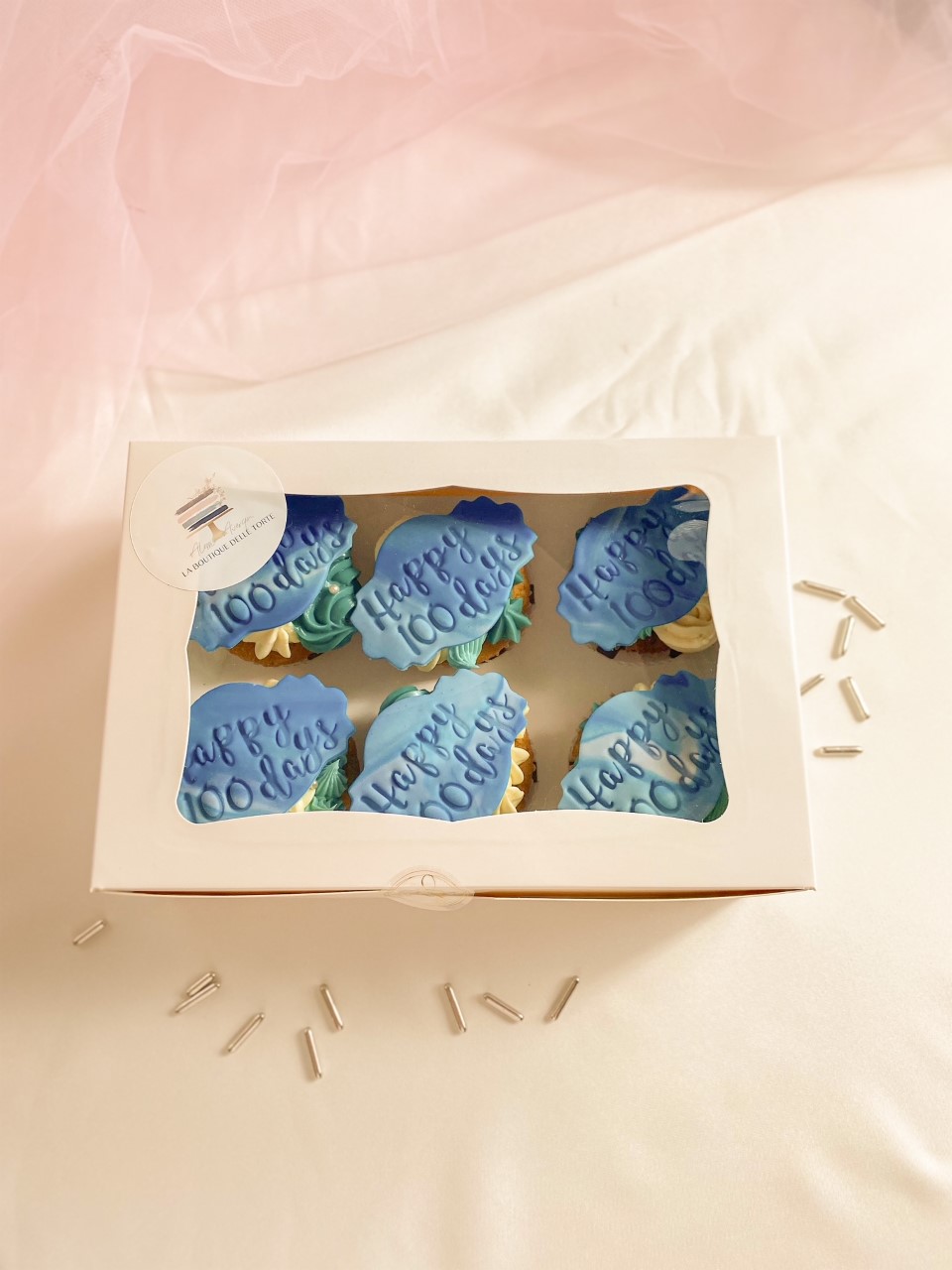 Cupcakes Happy 100 day - Cake e biscotti