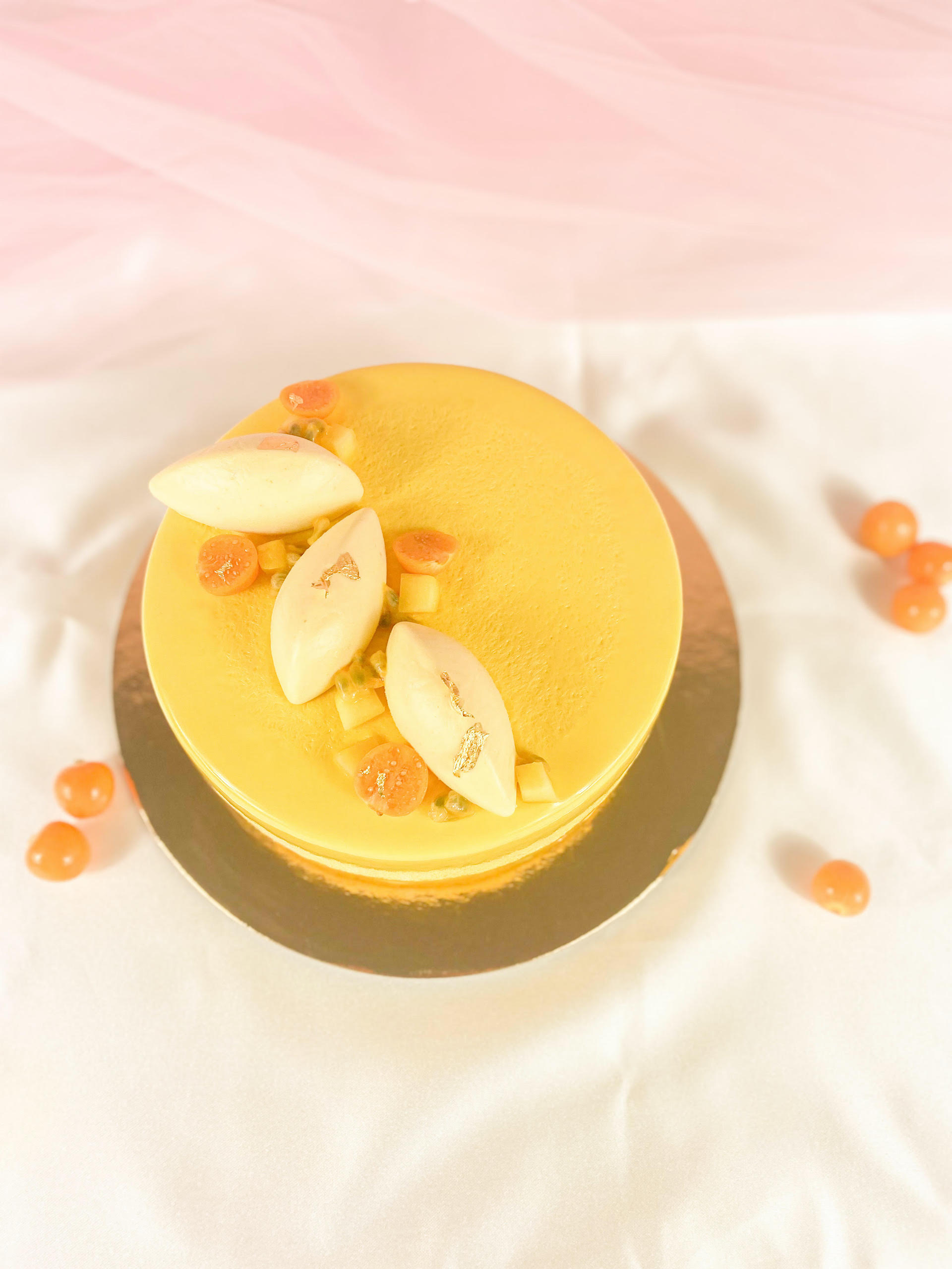 Torte Vegan Mango e Passion Fruit