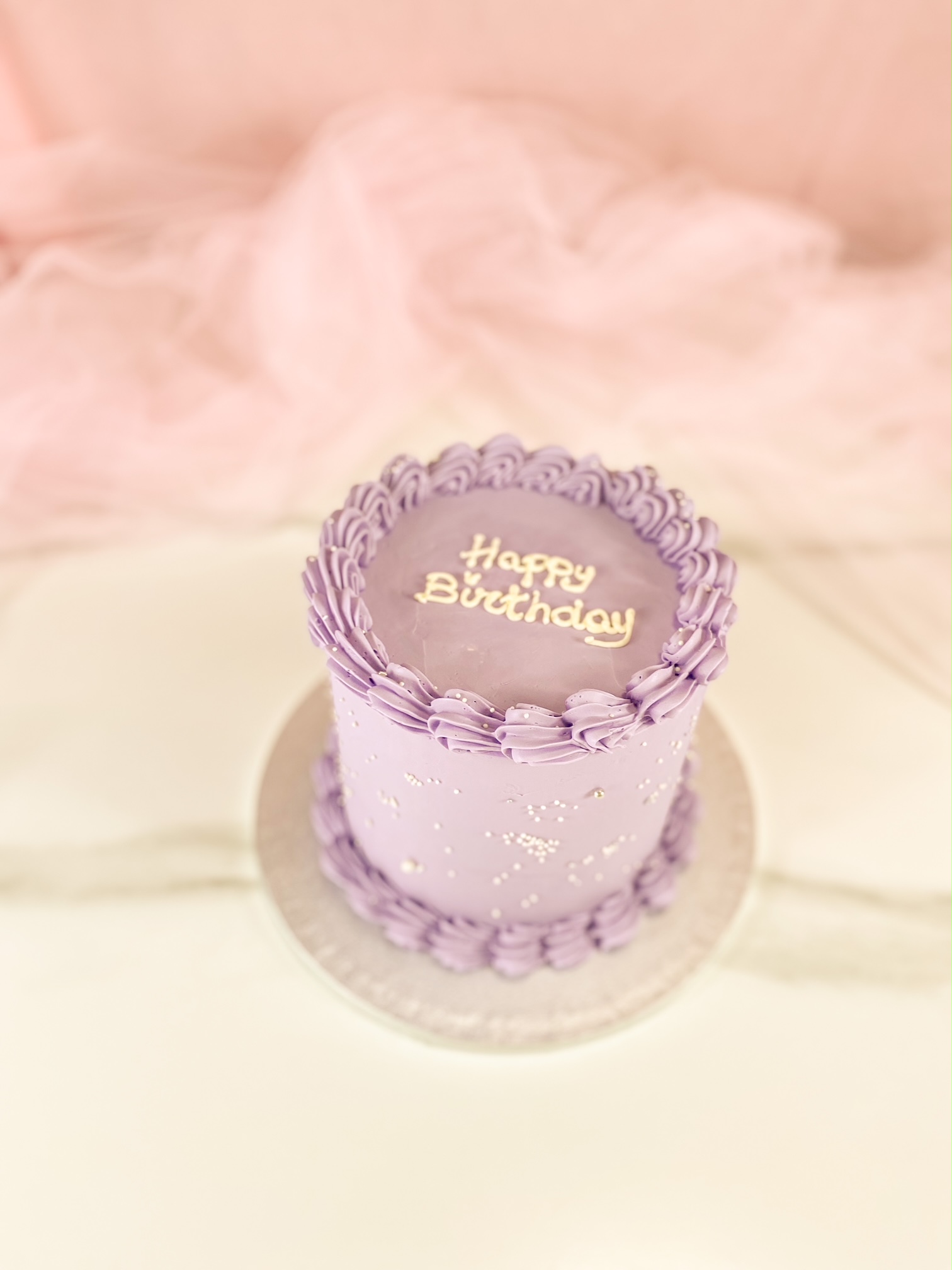 Cake Design Compleanno Viola